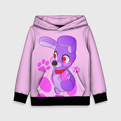 Толстовка-худи детская Bonnie the Rabbit UCN, цвет: 3D-черный
