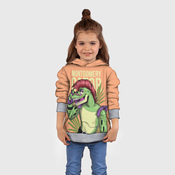Толстовка-худи детская Аллигатор Монтгомери, цвет: 3D-меланж — фото 2