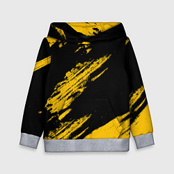 Детская толстовка BLACK AND YELLOW GRUNGE ГРАНЖ