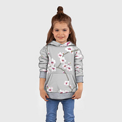 Толстовка-худи детская Ранняя весна, цвет: 3D-меланж — фото 2