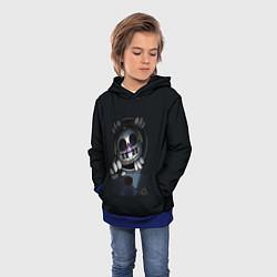 Толстовка-худи детская FNAF Security Breach Музыкальный диджей DJ Music M, цвет: 3D-синий — фото 2