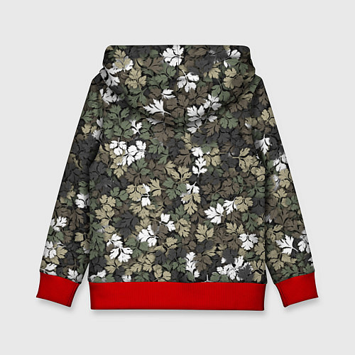 Детская толстовка KINZA камуфляж / 3D-Красный – фото 2