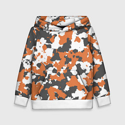 Детская толстовка Orange Camo