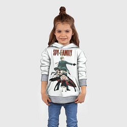 Толстовка-худи детская Spy Family, цвет: 3D-меланж — фото 2
