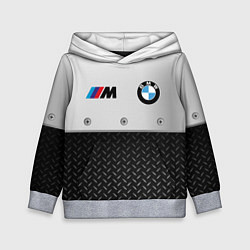 Толстовка-худи детская BMW БМВ СТАЛЬ, цвет: 3D-меланж