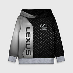 Толстовка-худи детская Lexus Лексус Сталь матал, цвет: 3D-меланж