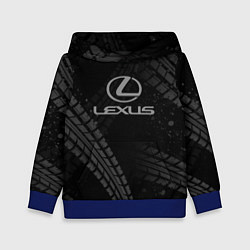 Детская толстовка Lexus следы шин