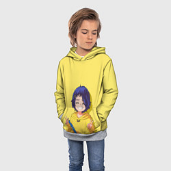 Толстовка-худи детская ПРИОРИТЕТ ЧУДО-ЯЙЦА ОТО АЙ, цвет: 3D-меланж — фото 2