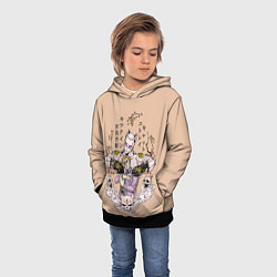 Толстовка-худи детская KILLER QUEEN Йошикаге Кира JOJO PART 4, цвет: 3D-черный — фото 2