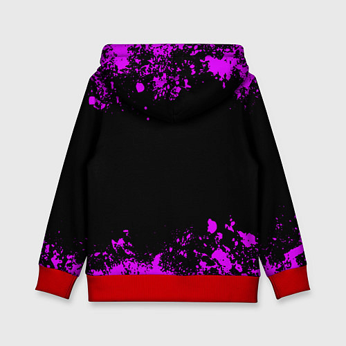 Детская толстовка Black Sabbath metal / 3D-Красный – фото 2