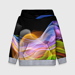 Детская толстовка Цветной дым Color pattern