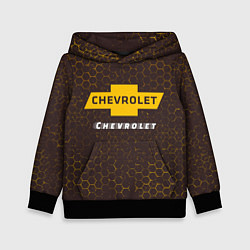 Толстовка-худи детская ШЕВРОЛЕ Chevrolet Графика, цвет: 3D-черный