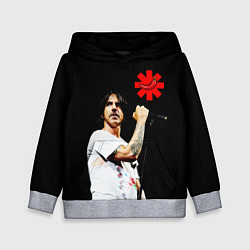 Толстовка-худи детская Red Hot Chili Peppers RHCP, цвет: 3D-меланж