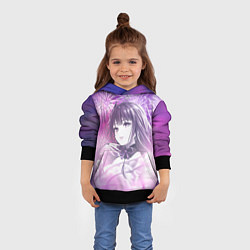 Толстовка-худи детская Райдэн и фейерверки, цвет: 3D-черный — фото 2