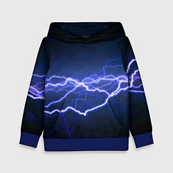 Толстовка-худи детская Lightning Fashion 2025 Neon, цвет: 3D-синий