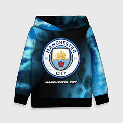 Толстовка-худи детская МАНЧЕСТЕР СИТИ Manchester City 5, цвет: 3D-черный