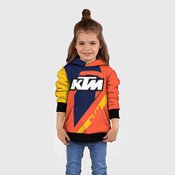 Толстовка-худи детская KTM VINTAGE SPORTWEAR, цвет: 3D-черный — фото 2