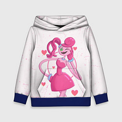 Толстовка-худи детская POPPY PLAYTIME - Mommy long legs - Мамочка длинные, цвет: 3D-синий