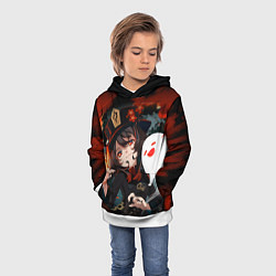 Толстовка-худи детская ХУ ТАО УЛЬТУЕТ HU TAO ГЕНШИН, цвет: 3D-белый — фото 2