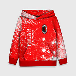 Толстовка-худи детская AC MILAN AC Milan Sport Арт, цвет: 3D-красный