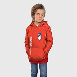 Толстовка-худи детская АТЛЕТИКО Atletico Madrid Sport Гранж, цвет: 3D-красный — фото 2