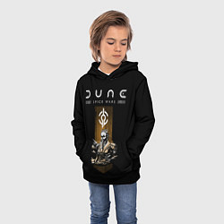 Толстовка-худи детская Dune: Spice Wars фракция фримены, цвет: 3D-черный — фото 2
