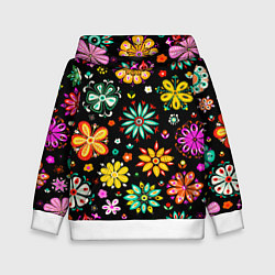 Детская толстовка MULTICOLORED FLOWERS