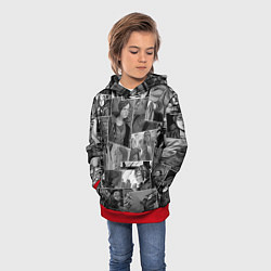 Толстовка-худи детская The last of us comix, цвет: 3D-красный — фото 2