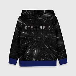 Толстовка-худи детская Stellaris WARP, цвет: 3D-синий