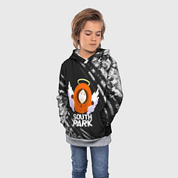 Толстовка-худи детская Южный парк - Кенни Kenny ангел, цвет: 3D-меланж — фото 2