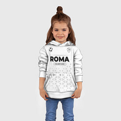 Толстовка-худи детская Roma Champions Униформа, цвет: 3D-белый — фото 2