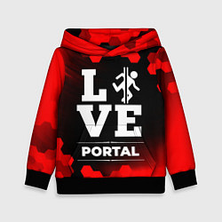 Детская толстовка Portal Love Классика