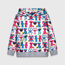 Детская толстовка POPPY PLAYTIME HAGGY WAGGY AND KISSY MISSY PATTERN