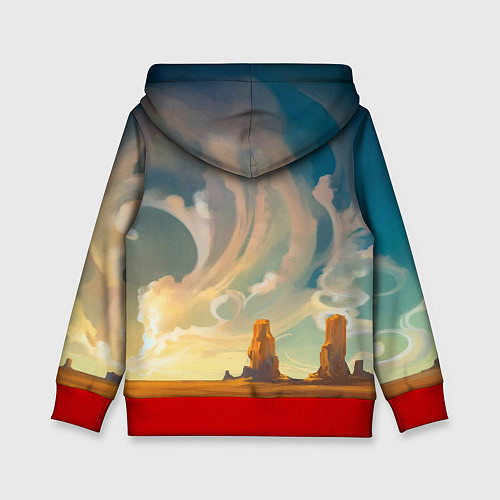 Детская толстовка My singing monsters САХАСЕМЬЯ / 3D-Красный – фото 2