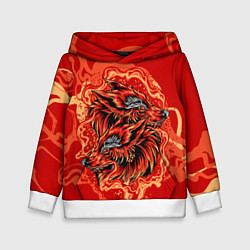 Детская толстовка Огненные лисы