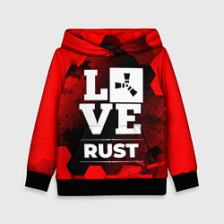 Детская толстовка Rust Love Классика