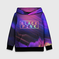 Толстовка-худи детская BLACKPINK COLORS, цвет: 3D-черный