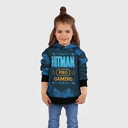 Толстовка-худи детская Игра Hitman: PRO Gaming, цвет: 3D-черный — фото 2