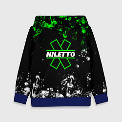 Детская толстовка Нилето niletto текстура воды