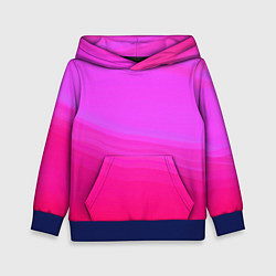 Толстовка-худи детская Neon pink bright abstract background, цвет: 3D-синий