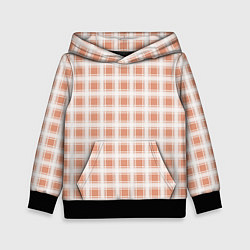 Детская толстовка Light beige plaid fashionable checkered pattern