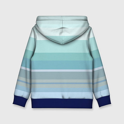 Детская толстовка Морские линии / 3D-Синий – фото 2
