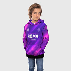 Толстовка-худи детская Roma Legendary Sport Grunge, цвет: 3D-черный — фото 2