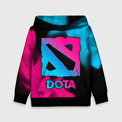 Детская толстовка Dota Neon Gradient