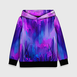 Детская толстовка Purple splashes