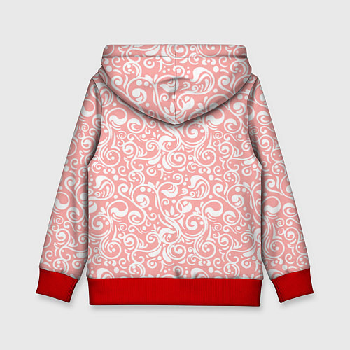 Детская толстовка Матрешка в узорах / 3D-Красный – фото 2