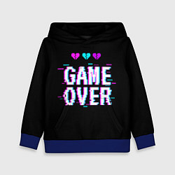 Детская толстовка Game Over Pixels