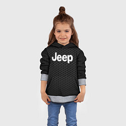 Толстовка-худи детская Jeep Соты, цвет: 3D-меланж — фото 2