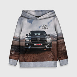 Детская толстовка Toyota Land Cruiser in the mountains