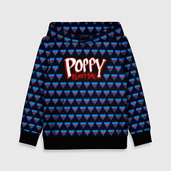 Толстовка-худи детская Poppy Playtime - Huggy Wuggy Pattern, цвет: 3D-черный